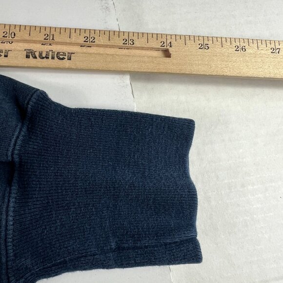 VTG Champion Reverse Weave Wisconsin Badger Sweatshirt Extra Large Blue Crewneck - Picture 9 of 14